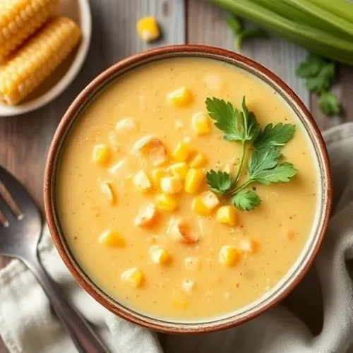 SWEET CORN VEG SOUP